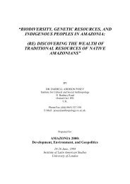 exploitation of biodiversity and indigenous knowledge in latin