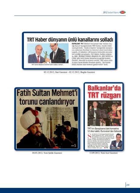 2012 Faaliyet Raporu 1 - TRT