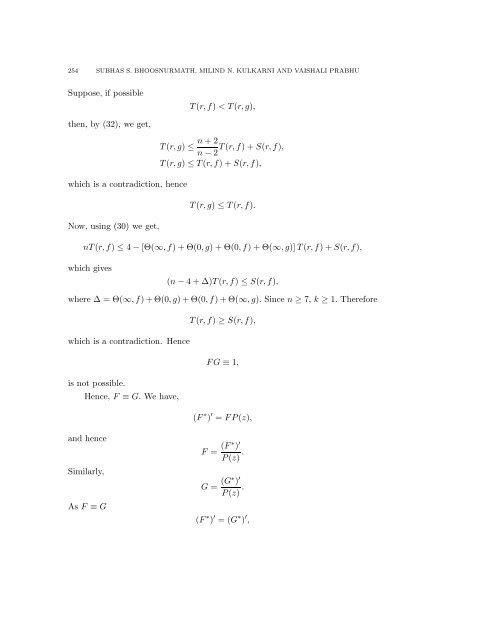 uniqueness theorem for meromorphic functions concerning ...