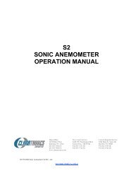 M102779 SONIC Anemometer - Climatronics Corp.