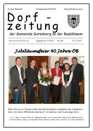 Christbaummarkt - Gemeinde Gutenberg an der Raabklamm