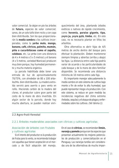 Manual de AgroforesterÃƒÂ­a - Instituto del Bien Comun