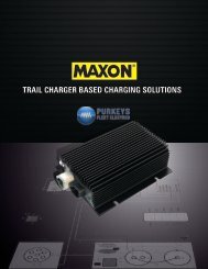TRAIL CHARGER BASED CHARGING SOLUTIONS - Maxon