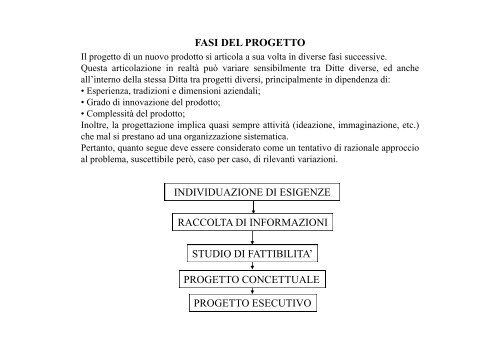 IL PROGETTO - Ingegneria Meccanica, Nucleare e della Produzione