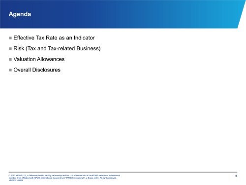 KPMG Talkbook template - Tax Executives Institute, Inc.