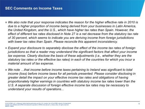 KPMG Talkbook template - Tax Executives Institute, Inc.