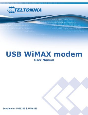 USB WiMAX modem - Teltonika