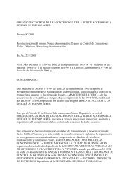 Decreto 87/2001 - Dirección Nacional de Vialidad