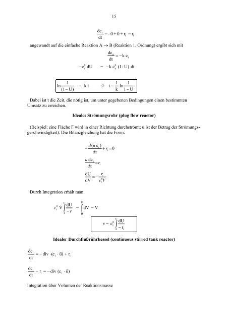 Skript fÃ¼r die Vorlesung Technische Chemie I - TCI @ Uni-Hannover ...