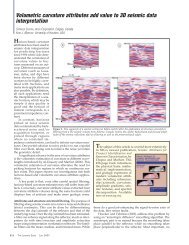 Volumetric curvature attributes add value to 3D seismic data ... - Arcis