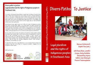 Divers Paths to Justice - English - Forest Peoples Programme