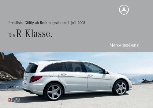 Die R Klasse Mercedes Benz