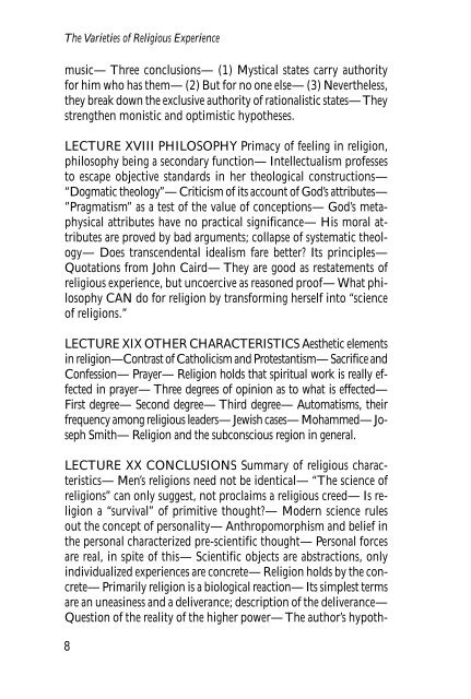 The Varieties of Religious Experience - Penn State University