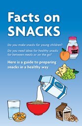 Here is a guide to preparing snacks in a healthy way - Teach Nutrition