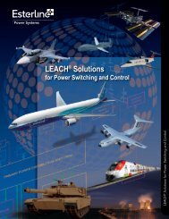LEACH Solutions for Power Switching and Control - Esterline