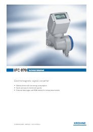 IFC 070 Technical Datasheet