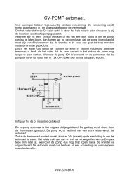 CV Pompautomaat - Cardan.nl