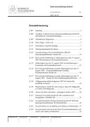 SammantrÃ¤desprotokoll ÃrendefÃ¶rteckning - Sundsvall