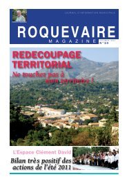 Roquevaire Magazine Â», automne 2011