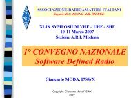 Giancarlo Moda, I7SWX - ARI Lissone