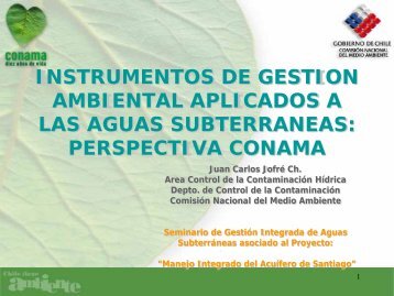 instrumentos de gestion ambiental aplicados a las aguas ...