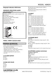 Instruction Manual - M-System