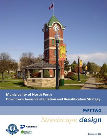 Streetscape design - Municipality of North Perth