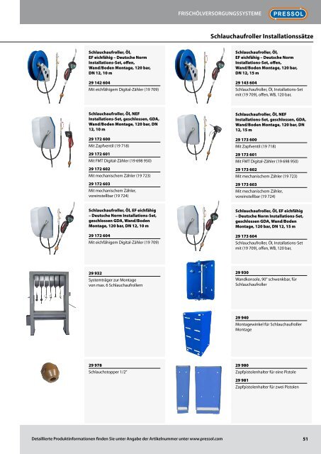 PRODUKTKATALOG WERKSTATTTECHNIK 2012 - Pressol