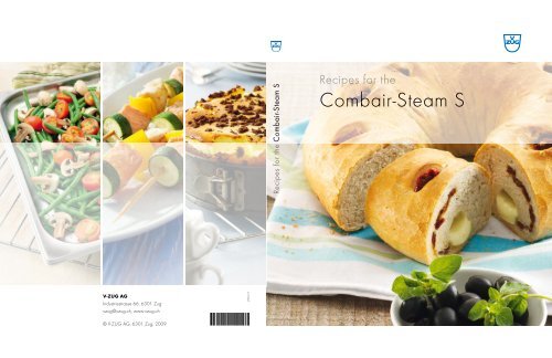 Recipe book Combair-Steam S (PDF / 5.3 MB - V-ZUG Ltd