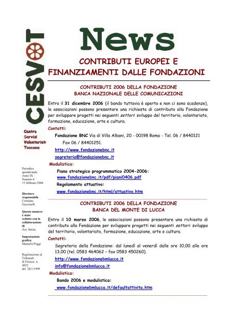 Scarica documento [Pdf - 120 KB] - Cesvot