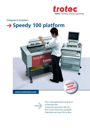 Speedy 100 platform - Trotec Laser