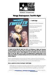 Manga Shakespeare Twelfth Night - SelfMadeHero