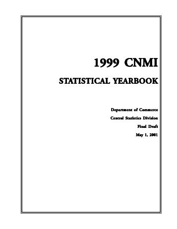 1999 Statistical Yearbook - pacificweb.org