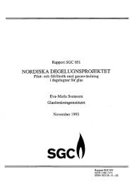 NORDISKA DEGELUGNsPROJEKTET - SGC