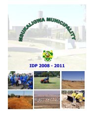 Msukaligwa Local Municipality 2008/09 - Co-operative Governance ...