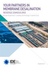 Reverse Osmosis (RO) Brochure - IDE Technologies ltd.