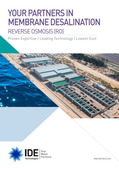 Reverse Osmosis (RO) Brochure - IDE Technologies ltd.