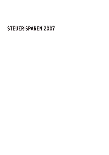 Steuer sparen 2007 (pdf 1,4 mb) - AK - Tirol