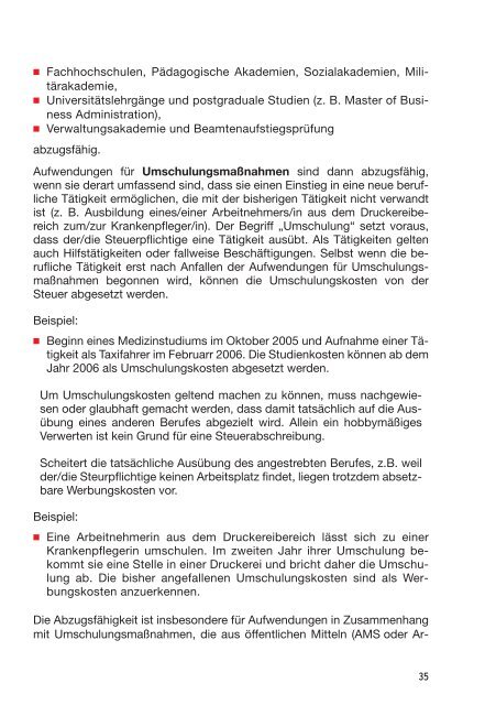 Steuer sparen 2007 (pdf 1,4 mb) - AK - Tirol