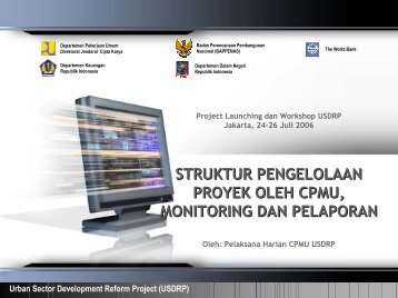 Urban Sector Development Reform Project ... - Ditjen Cipta Karya