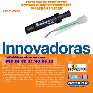 CatÃ¡logo Centrix - Dentalraces