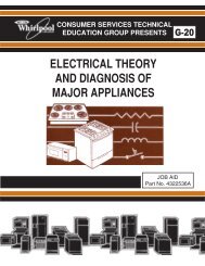 electrical theory and diagnosis of major appliances - Appliance Blog