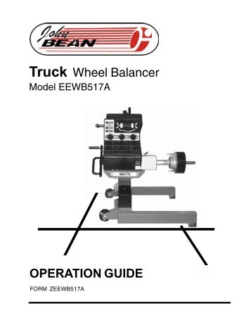Operation's Manual.pdf - Snap-on Equipment