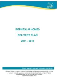 Berneslai Homes Delivery Plan - Barnsley Council Online