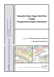 Transportation effects assessment - Upper Hutt City Council