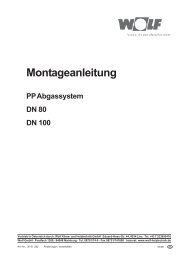 Montageanleitung - Wolf