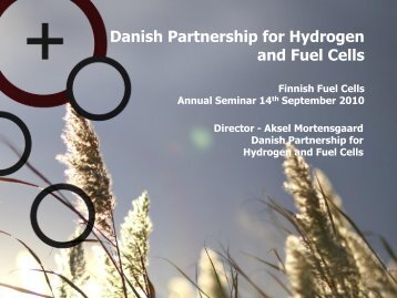 Presentation of Partnership for Hydrogen and Fuel Cells In Denmark