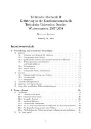 Technische Mechanik B Einführung in die Kontinuumsmechanik ...