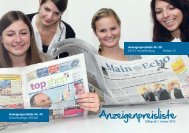 Der Spielplan - Main-Netz