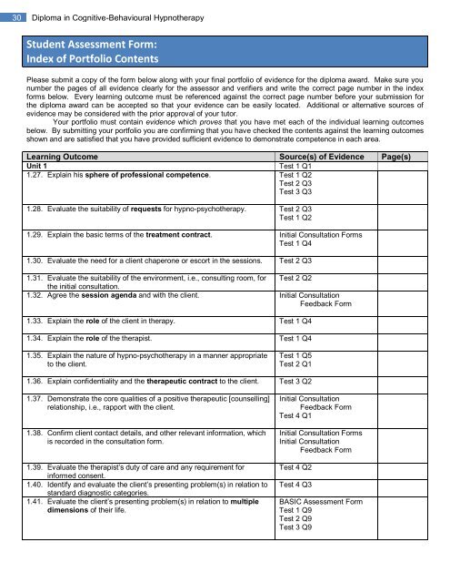 Diploma in Cognitive-Behavioural Hypnotherapy - REBHP